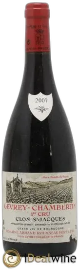 photo du vin Clos Saint-Jacques