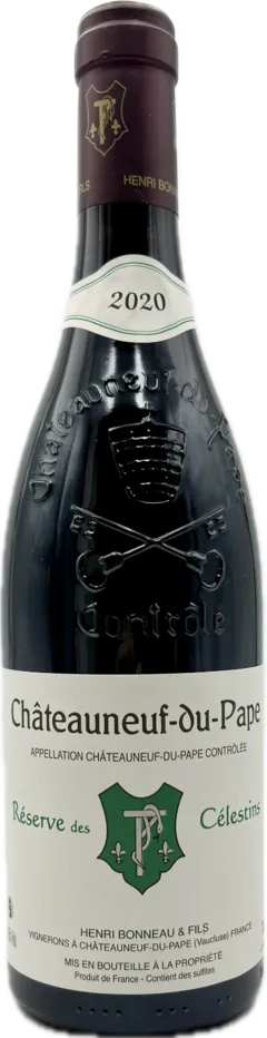 aperçu du vin Henri Bonneau Réserve des Célestins 2020 Vin Rouge, Vallée du Rhône