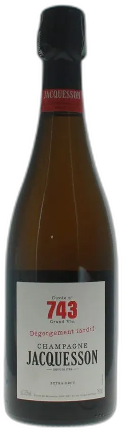 vue du vin Cuvée 743 Dégorgement Tardif