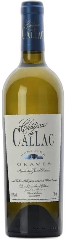 aperçu du vin Château de Callac Prestige Graves