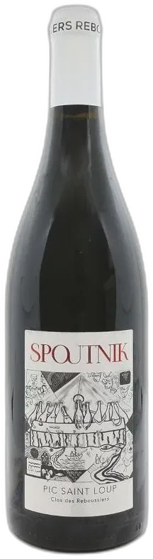 vue du vin Pic Saint Loup "Spoutnik" 2020 Clos des Reboussiers
