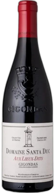 illustration du vin Gigondas, Aux Lieux-Dits 2021 Domaine Santa Duc