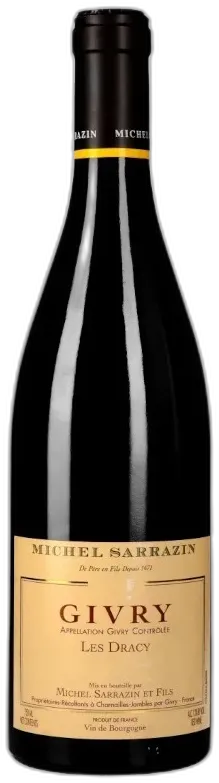 aperçu du vin les Dracy