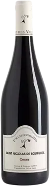 vue du vin Saint-Nicolas-de-Bourgueil "Origine" Domaine des Vallettes