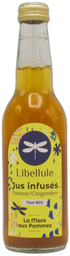 photo du vin Jus Infusé Bio Libellule Pomme Gingembre