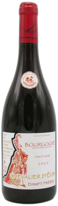 image du vin Bourgogne Pinot Noir Chevalier d’Eon Vignoble Dampt 2022