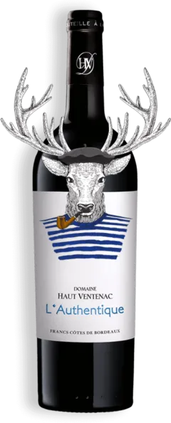 illustration du vin Chateau Haut Ventenac Franc Côtes de Bordeaux l’Authentique 2022