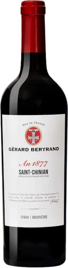 photo du vin Gérard Bertrand Héritage "an 1877" Saint Chinian 2022