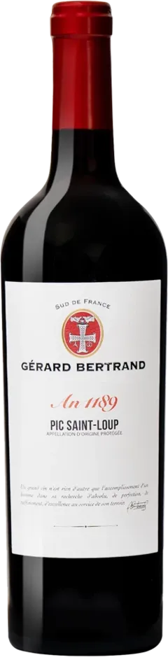 image du vin Gérard Bertrand Héritage "an 1189" Pic Saint Loup 2023