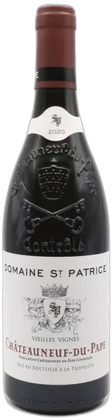 photo du vin Domaine st Patrice Vieilles Vignes Châteauneuf du Pape 2020