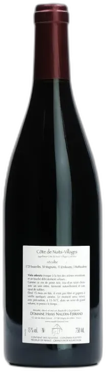 capture du vin Viola Odorata Naudin