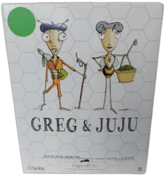 photo du vin Bib Igp Pays d’oc "Greg et Juju" Blanc Domaines Robert Vic