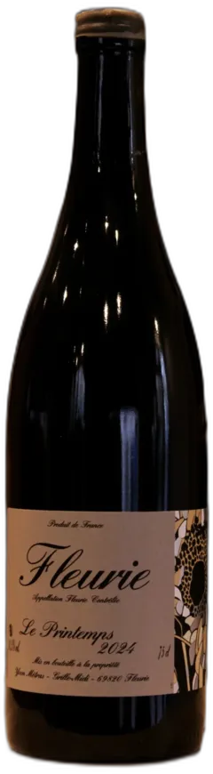 illustration du vin Magnum Fleurie Printemps 2024 Yvon Metras