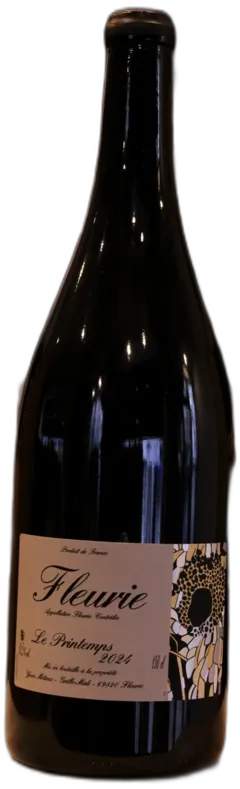 illustration du vin Magnum Fleurie Printemps 2024 Yvon Metras