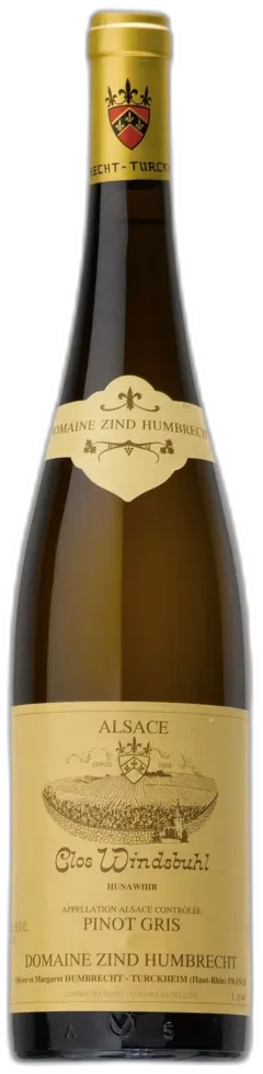 vue du vin Alsace Pinot Gris 'Clos Windsbuhl' 2018 Domaine Zind-Humbrecht