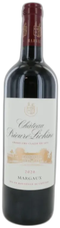 photo du vin Château Prieuré Lichine 2018