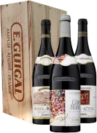 photo du vin Trilogie Guigal la Landonne la Turque la Mouline 2021 Bois E. Guigal