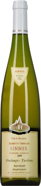 photo du vin Vendanges Tardives Kaefferkopf Gewurztraminer