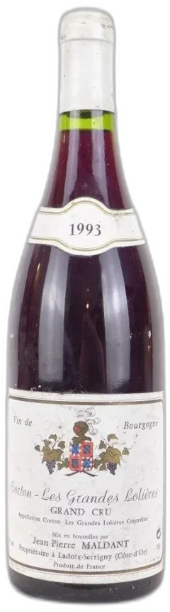 photo du vin Corton Maldant les Grandes Lolières