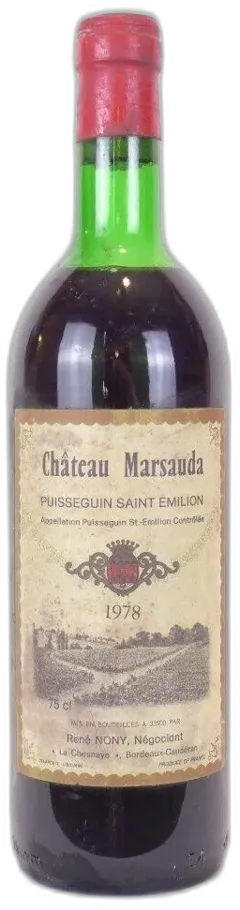 photo du vin Château Marsauda