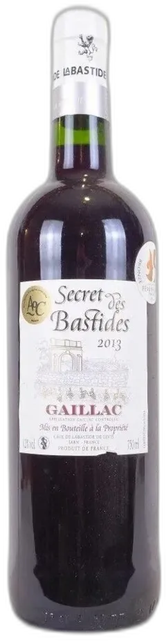 photo du vin Secret des Bastides de Vin