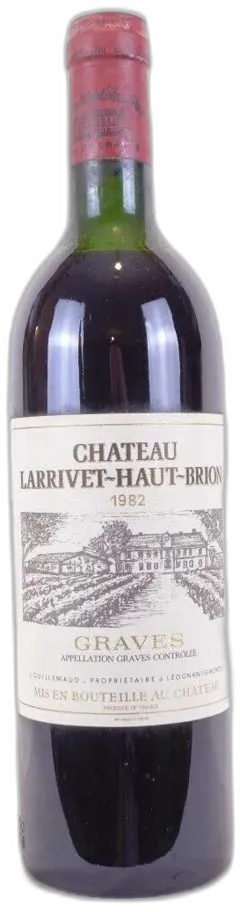 photo du vin Château Larrivet Haut-Brion