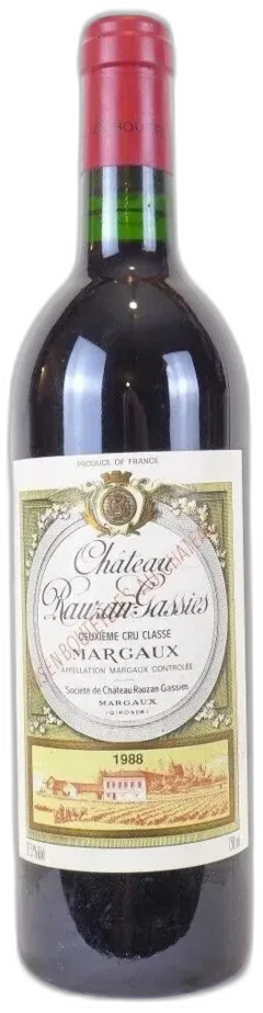 photo du vin Château Rauzan-Gassies