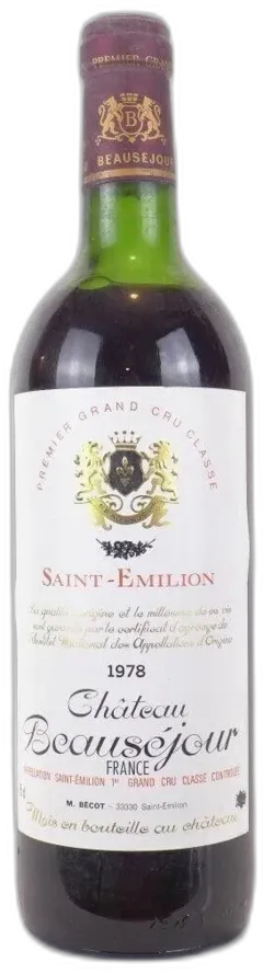 photo du vin Château Beauséjour Bécot