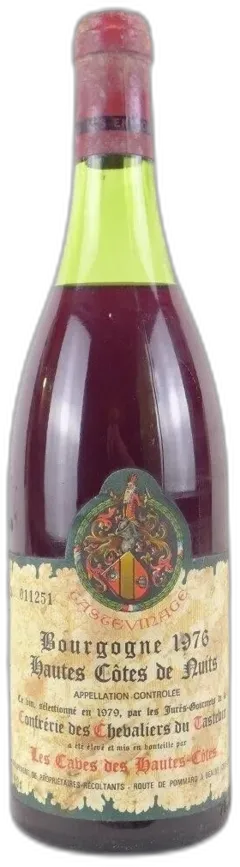 photo du vin Cave des Hautes-Côtes Tastevinage