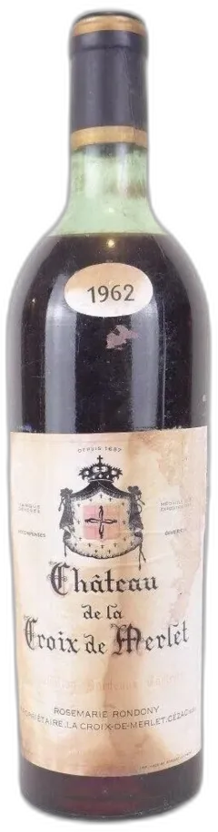 photo du vin Domaine de la Croix de Merlet