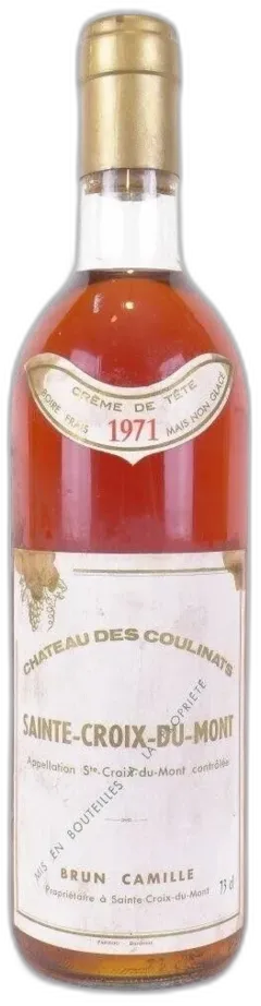image du vin Château des Coulinats Crème de Tête Liquoreux