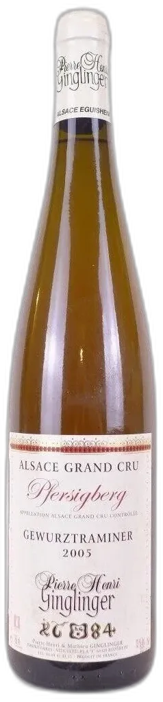 photo du vin Gewurztraminer Pierre-Henry Ginglinger