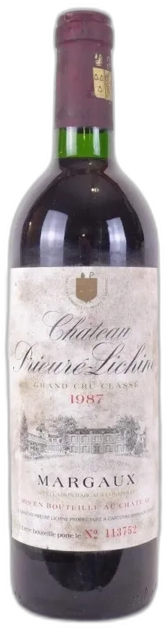 photo du vin Château Prieuré-Lichine
