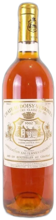 photo du vin Château Doisy-Védrines