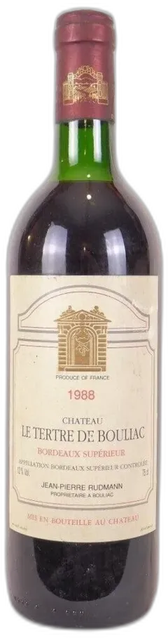 photo du vin Château le Tertre de Bouliac