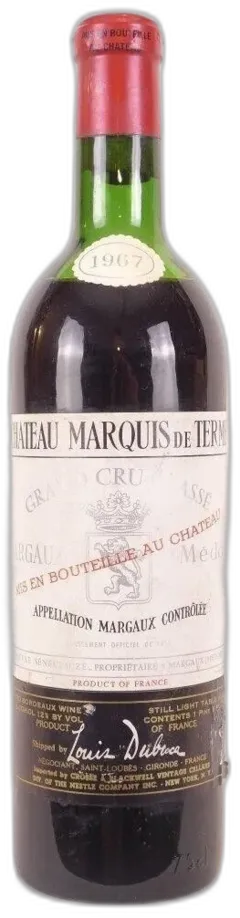 aperçu du vin Château Marquis de Terme