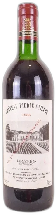 vue du vin Château Picque Caillou