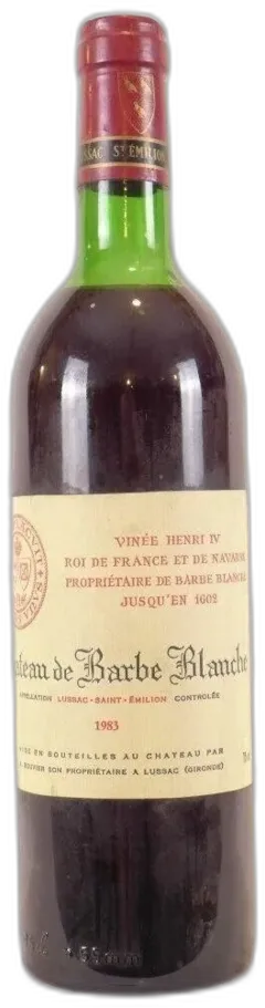 illustration du vin Château de Barbe Blanche