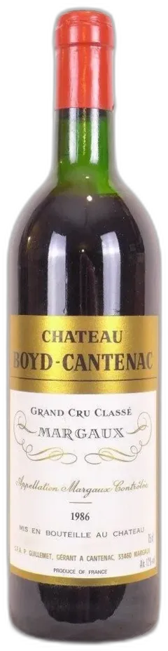 photo du vin Château Boyd-Cantenac