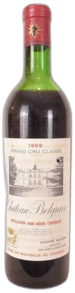 photo du vin Château Belgrave