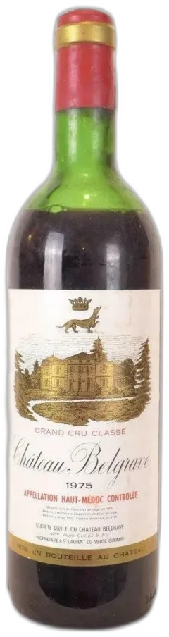 photo du vin Château Belgrave
