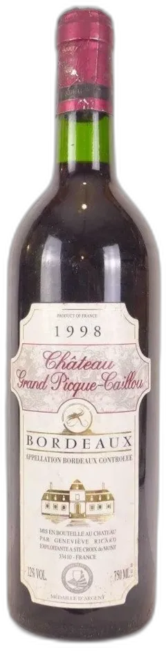photo du vin Château Grand Picque-Caillou
