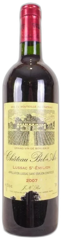 capture du vin Château Bel-Air