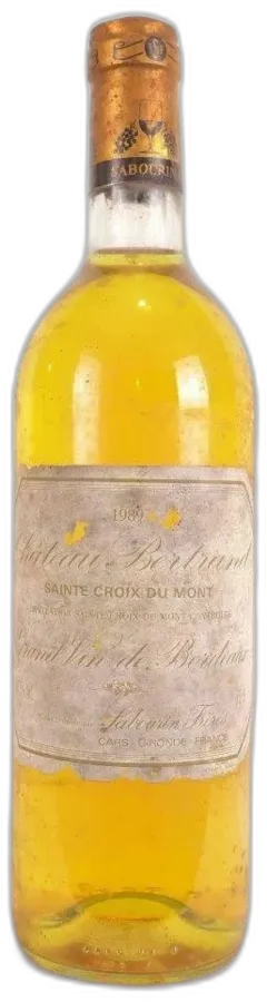 capture du vin Château Bertrand