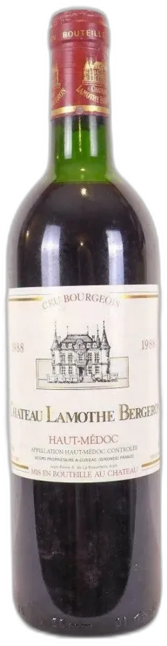 photos du vin Château Lamothe Bergeron