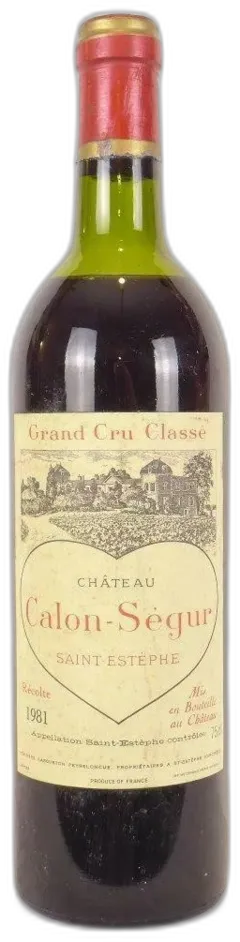 photos du vin Château Calon-Ségur