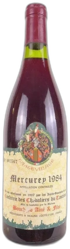 aperçu du vin Mercurey Bouchard Aîné et Fils Tastevinage