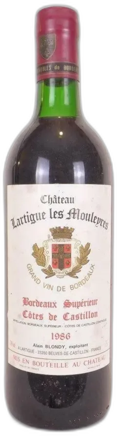 photo du vin Château Lartigue les Mouleyres