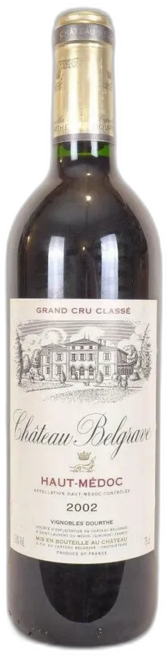 photo du vin Château Belgrave