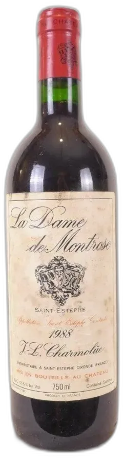 photo du vin La Dame de Montrose